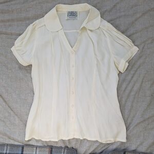Women's Cream Blouse